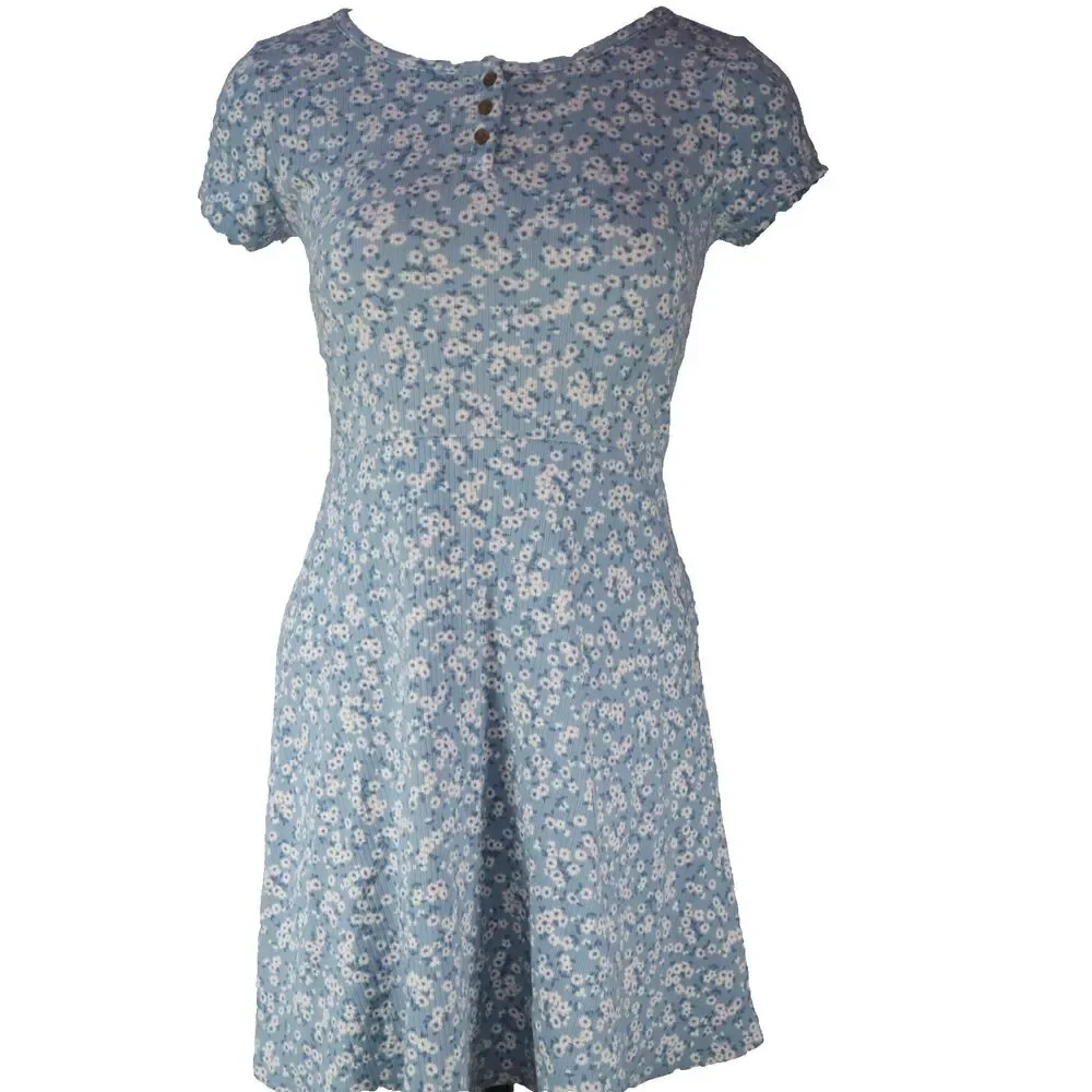 SO T-shirt Dress Girls Size XL (14/16) Cap Sleeve Flare Skirt